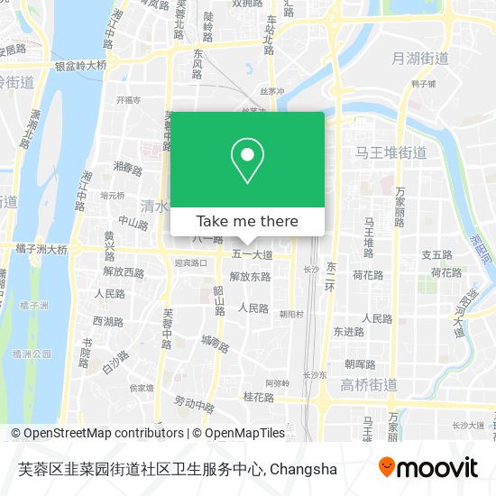 芙蓉区韭菜园街道社区卫生服务中心 map