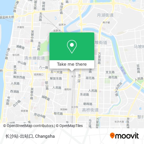 长沙站-出站口 map