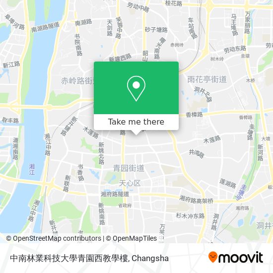 中南林業科技大學青園西教學樓 map