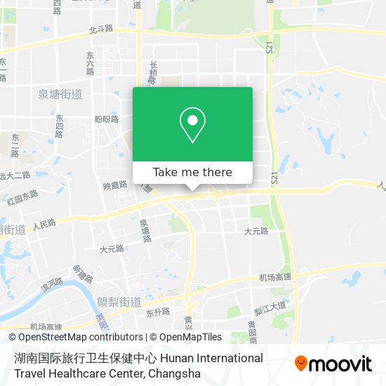 湖南国际旅行卫生保健中心 Hunan International Travel Healthcare Center map