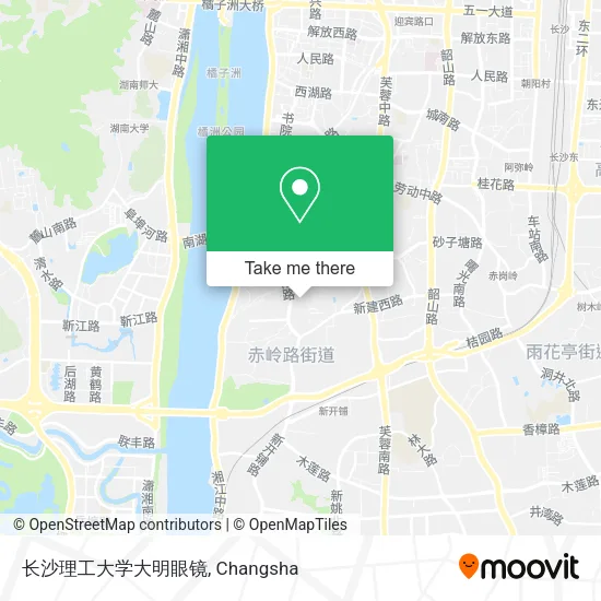 长沙理工大学大明眼镜 map