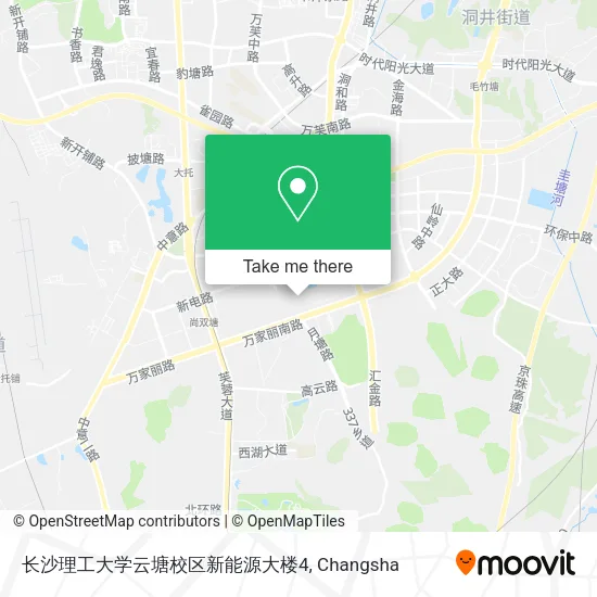 长沙理工大学云塘校区新能源大楼4 map