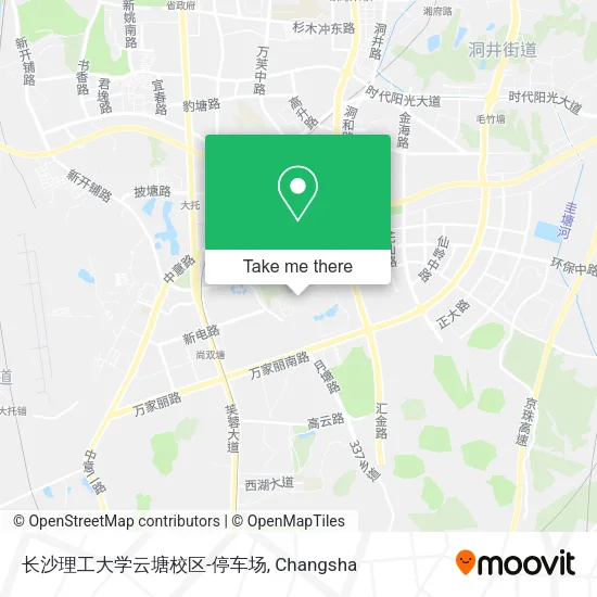 长沙理工大学云塘校区-停车场 map