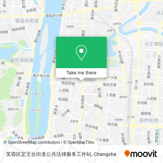 芙蓉区定王台街道公共法律服务工作站 map