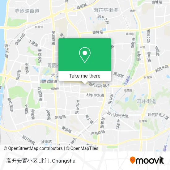高升安置小区-北门 map