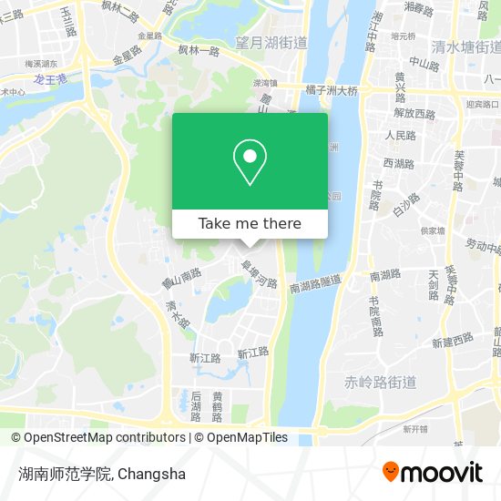 湖南师范学院 map