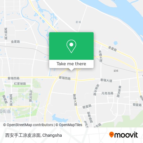 西安手工凉皮凉面 map