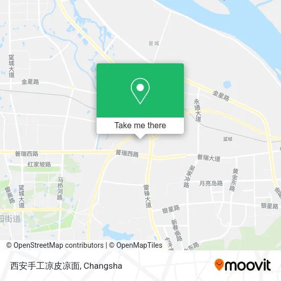 西安手工凉皮凉面 map