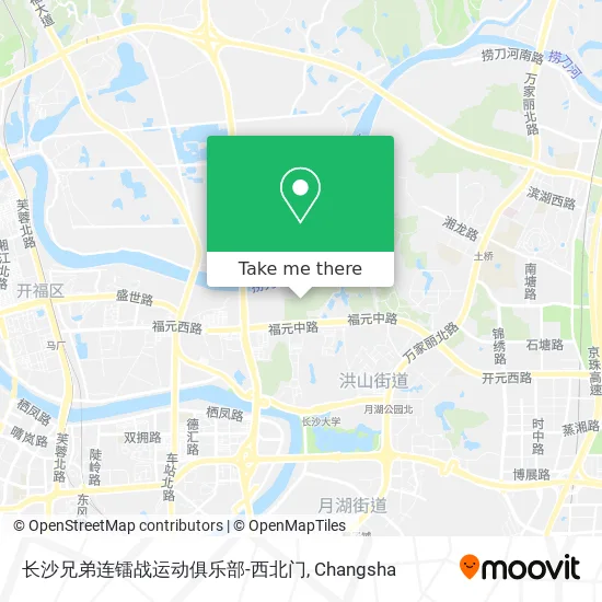 长沙兄弟连镭战运动俱乐部-西北门 map
