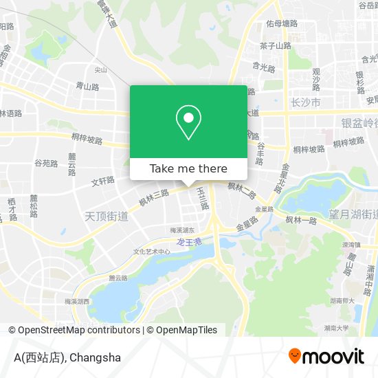 A(西站店) map