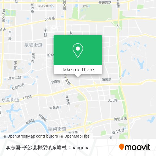 李志国--长沙县榔梨镇东塘村 map
