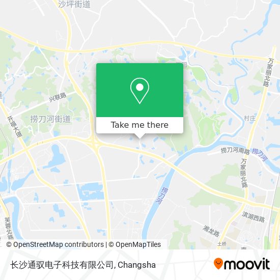 长沙通驭电子科技有限公司 map