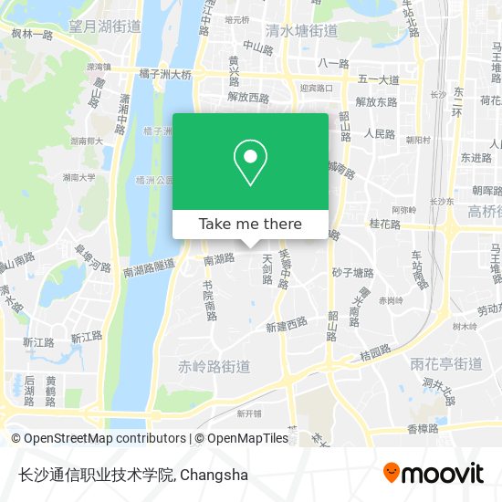 长沙通信职业技术学院 map