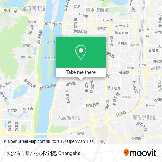 长沙通信职业技术学院 map