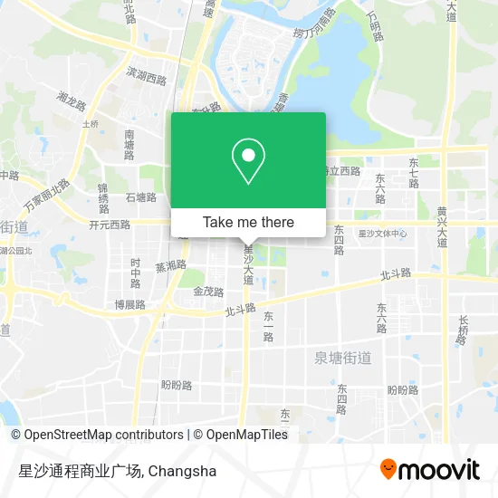 星沙通程商业广场 map