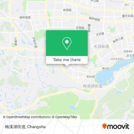梅溪湖街道 map