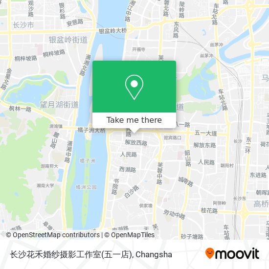长沙花禾婚纱摄影工作室(五一店) map