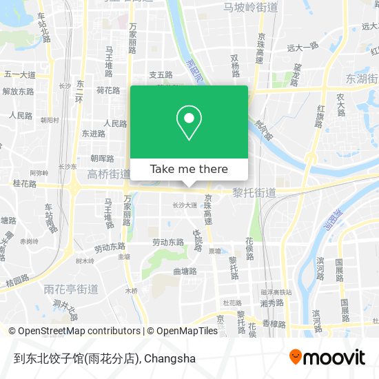 到东北饺子馆(雨花分店) map