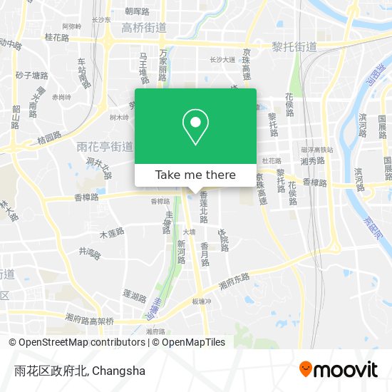 雨花区政府北 map