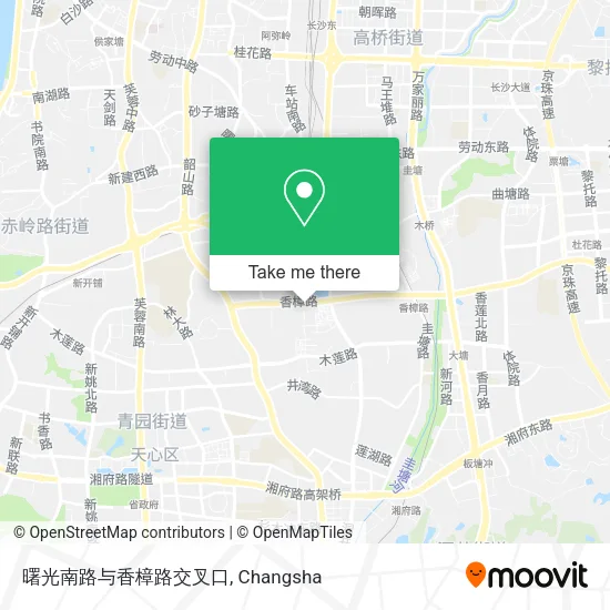 曙光南路与香樟路交叉口 map