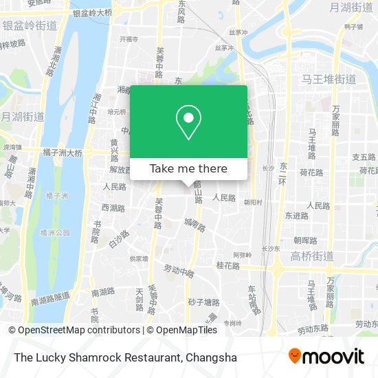 The Lucky Shamrock Restaurant map