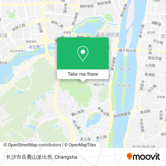长沙市岳麓山派出所 map