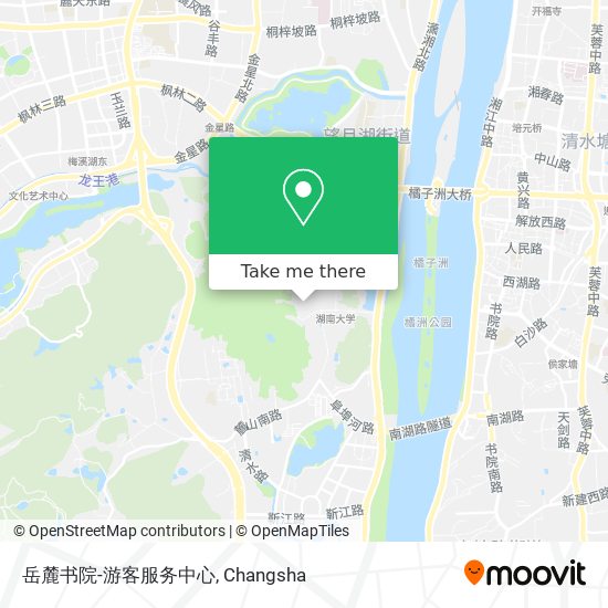 岳麓书院-游客服务中心 map