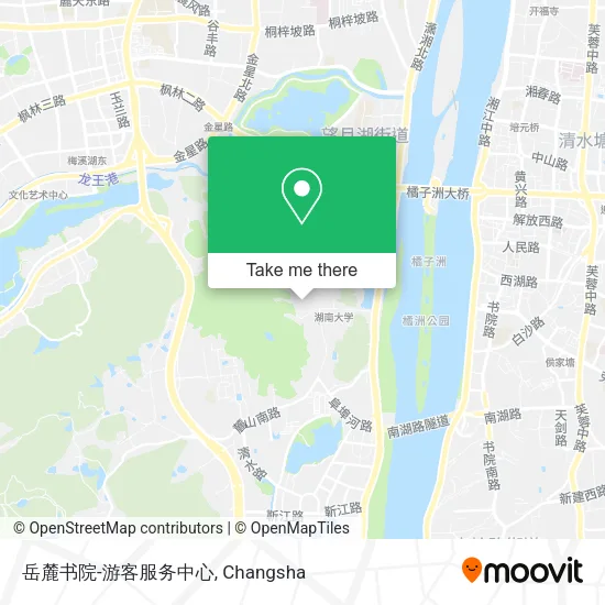 岳麓书院-游客服务中心 map