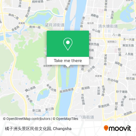 橘子洲头景区民俗文化园 map
