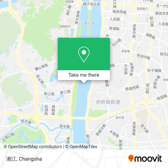 湘江 map