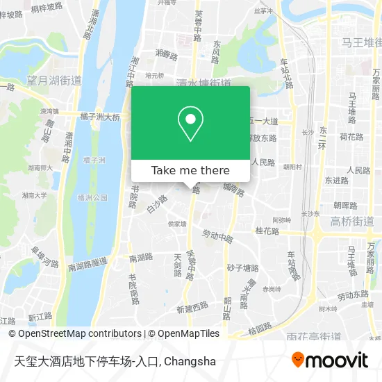 天玺大酒店地下停车场-入口 map
