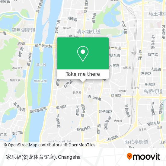 家乐福(贺龙体育馆店) map