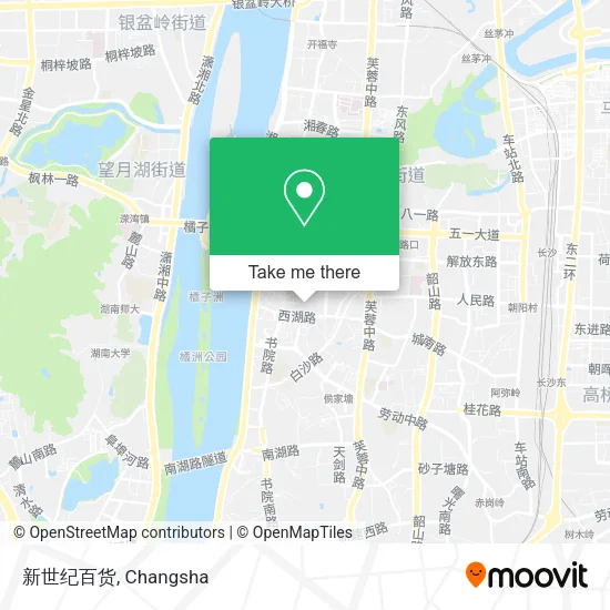 新世纪百货 map