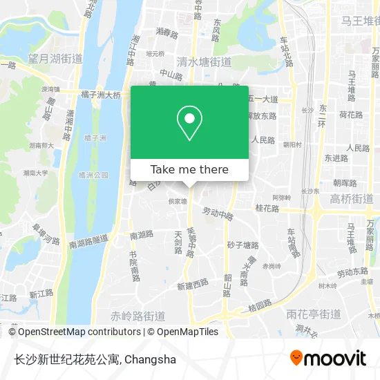 长沙新世纪花苑公寓 map