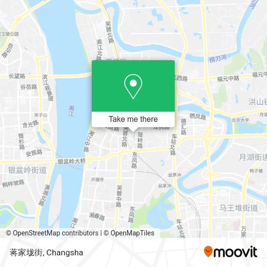 蒋家垅街 map