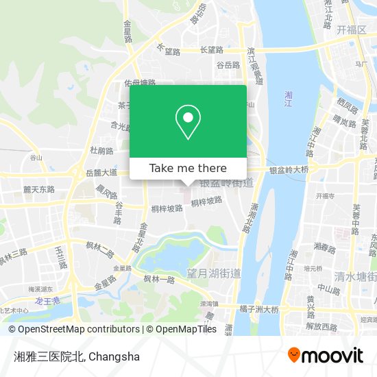 湘雅三医院北 map