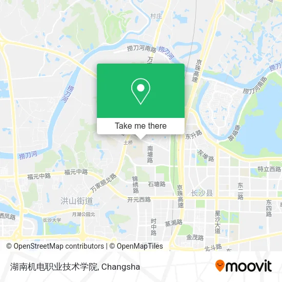 湖南机电职业技术学院 map