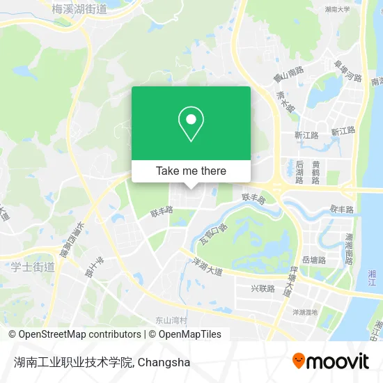 湖南工业职业技术学院 map