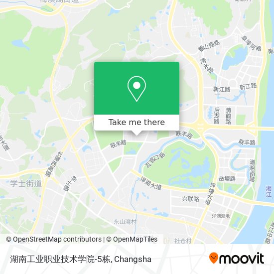 湖南工业职业技术学院-5栋 map