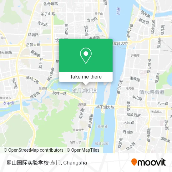 麓山国际实验学校-东门 map