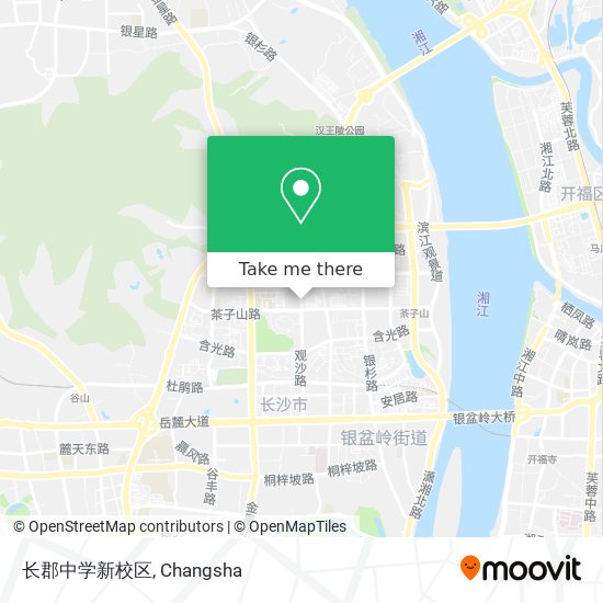 长郡中学新校区 map
