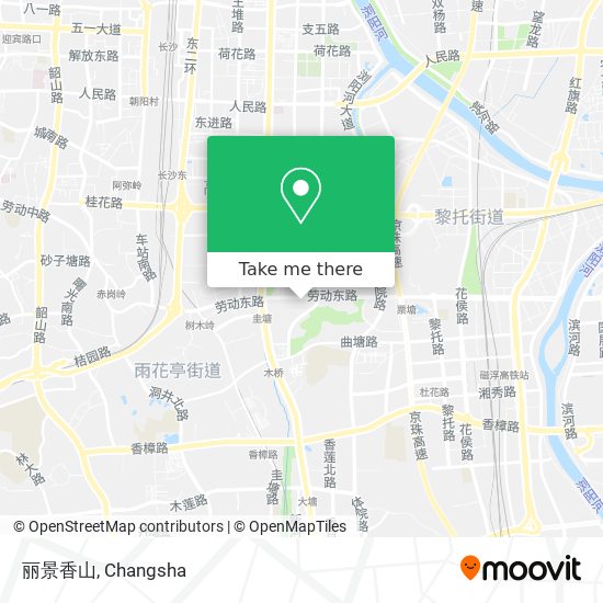 丽景香山 map