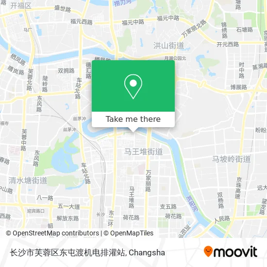 长沙市芙蓉区东屯渡机电排灌站 map