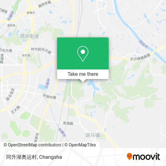 同升湖奥运村 map