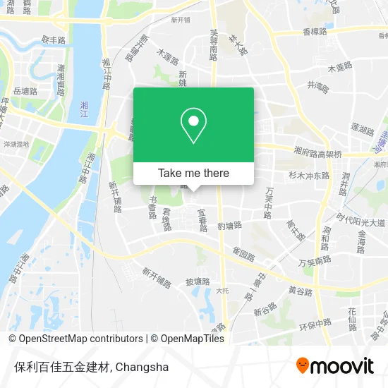 保利百佳五金建材 map