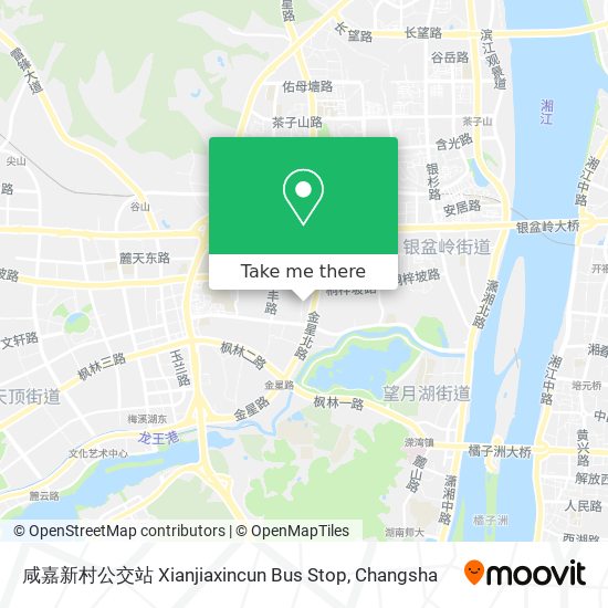 咸嘉新村公交站 Xianjiaxincun Bus Stop map