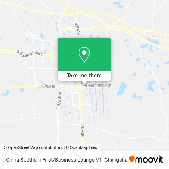 China Southern First / Business Lounge V1 map