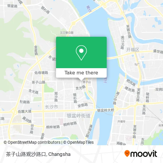 茶子山路观沙路口 map