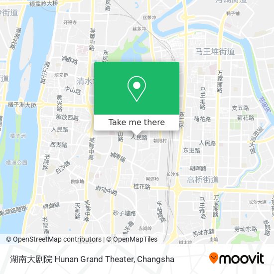 湖南大剧院 Hunan Grand Theater map