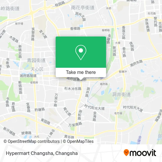 Hypermart Changsha map